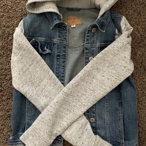 Hollister hoodie/jean jacket. Super cute!